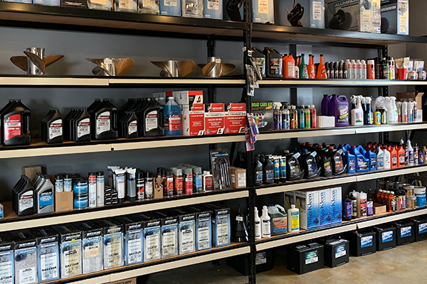 Parts at Moon River Marine on Woods Bay Near Mactier